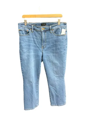 Blue Denim Jeans Cropped Talbots, Size 14