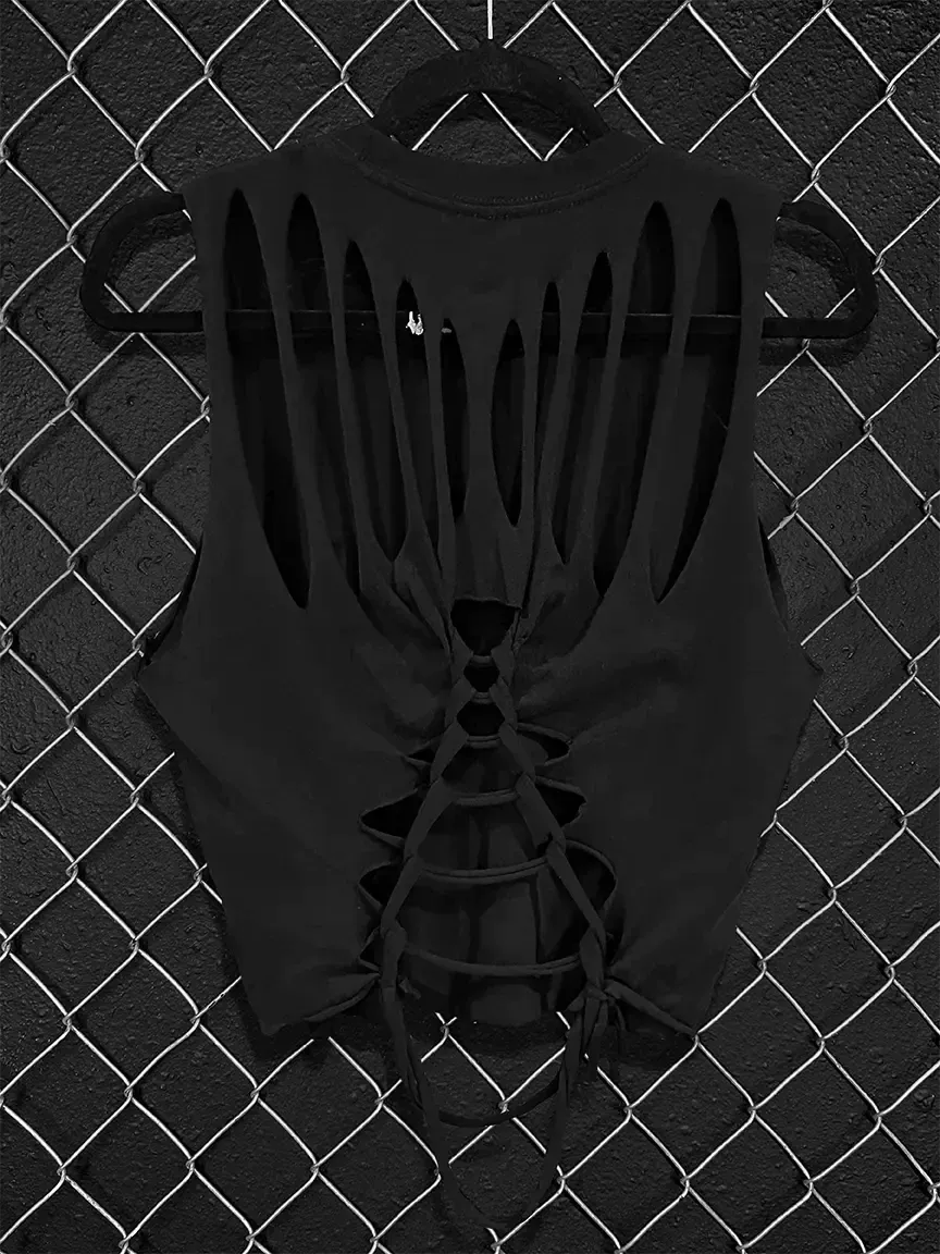 CHALLENGE ACCEPTED CROP TANK TOP