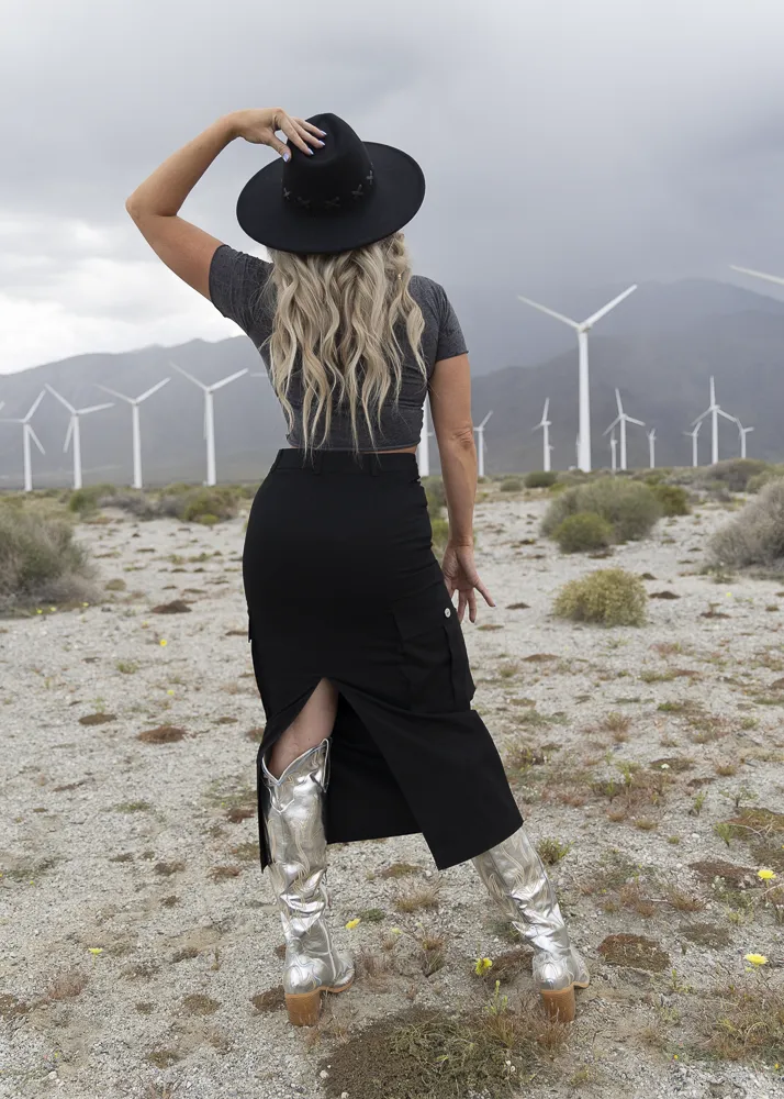 Rebel Rock and Roll Cropped Graphic Tee