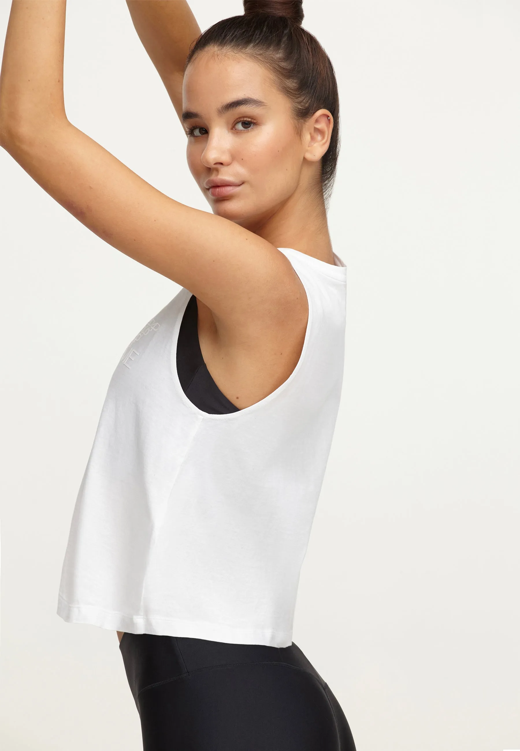 Time Crop Top - Weiß