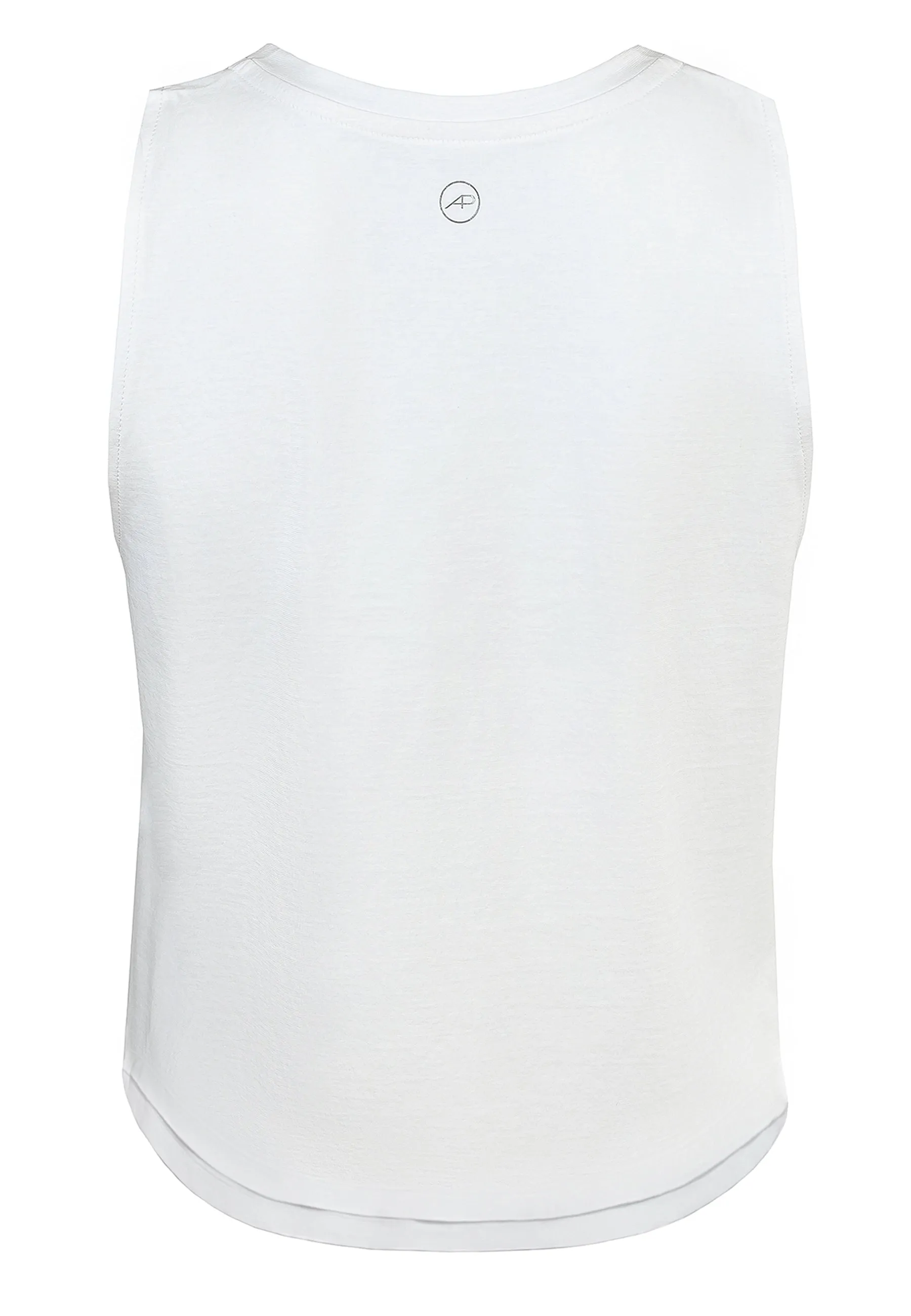 Time Crop Top - Weiß