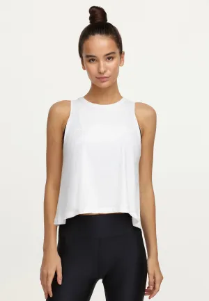 Time Crop Top - Weiß