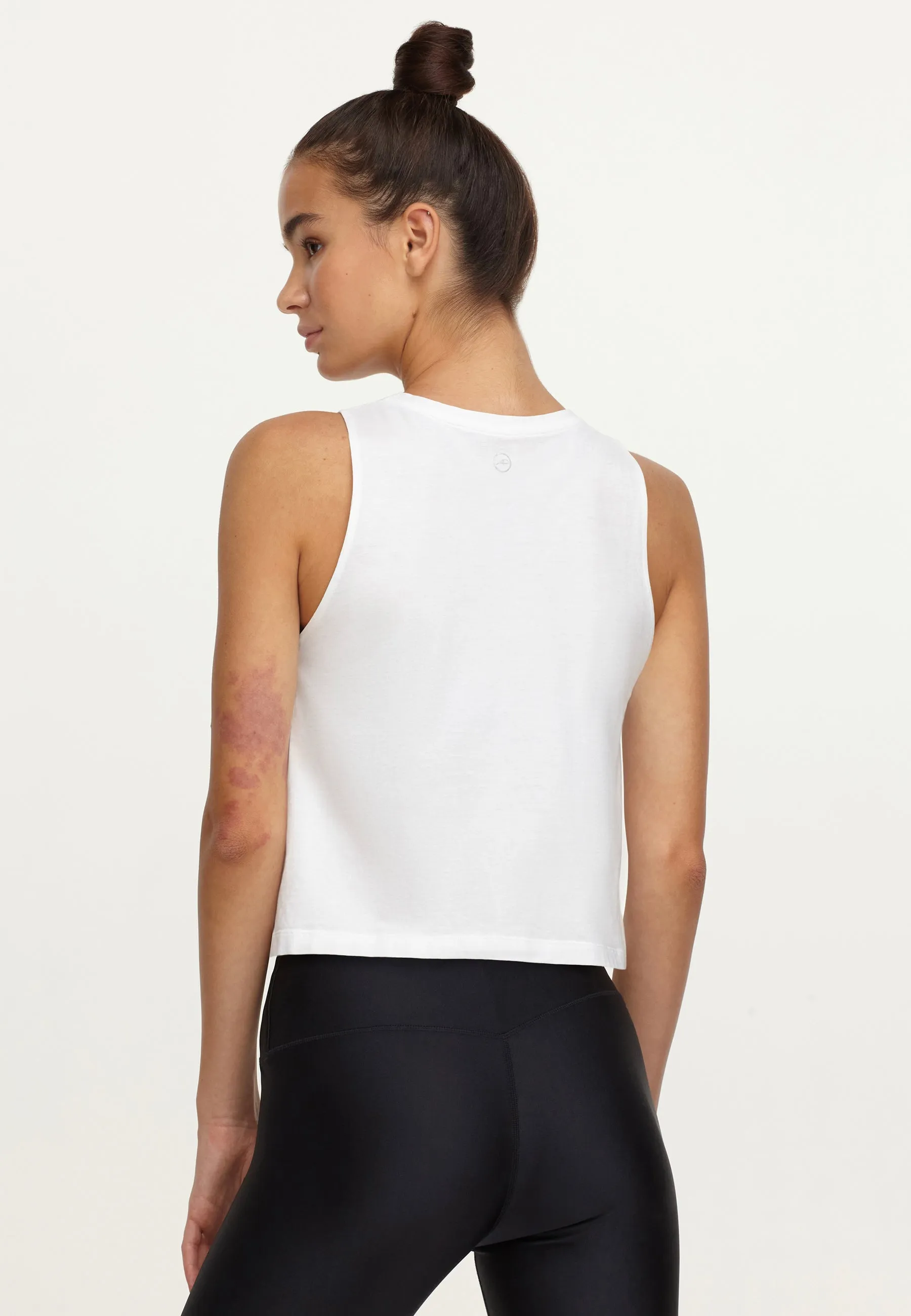 Time Crop Top - Weiß